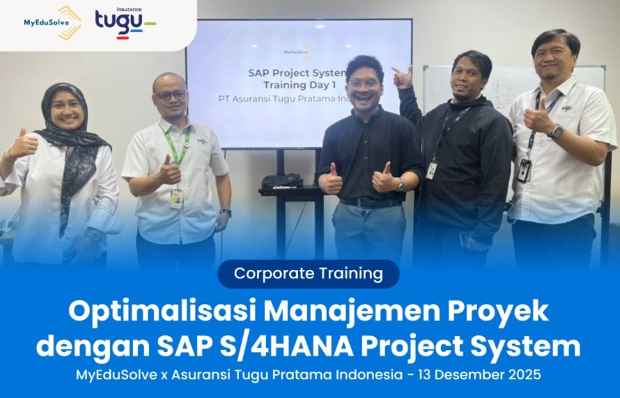 Pelatihan Offline SAP S/4HANA Project System Bersama PT Asuransi Tugu Pratama Indonesia Tbk cover