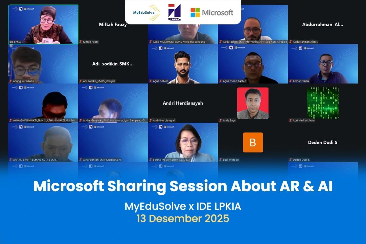 144 Pendidik Ikuti Pelatihan Teknologi AI & AR dengan Standar Microsoft cover