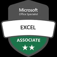 MOS Excel Associate logo